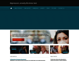 depression-anxiety-stress-test.org screenshot