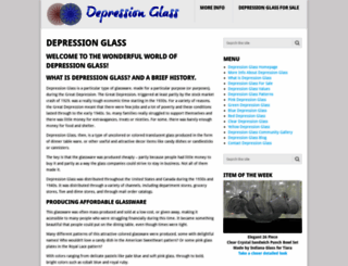 depression-glass.com screenshot