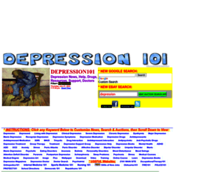 depression101.com screenshot