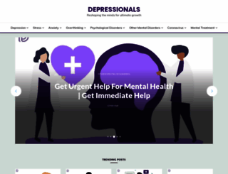 depressionals.com screenshot