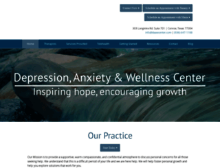 depressionanxietywellnesscenter.com screenshot