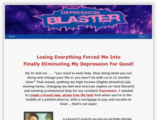 depressionblaster.com screenshot
