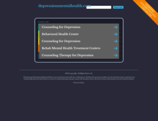 depressionmentalhealth.com screenshot