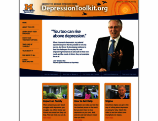 depressiontoolkit.org screenshot