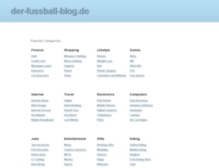 der-fussball-blog.de screenshot