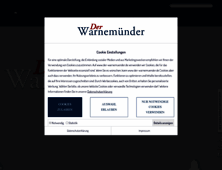 der-warnemuender.de screenshot