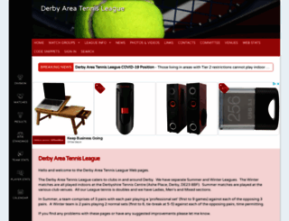 derbyareatennis.leaguerepublic.com screenshot