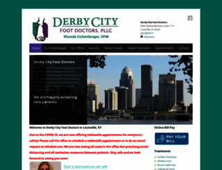 derbycityfootdoctors.com screenshot