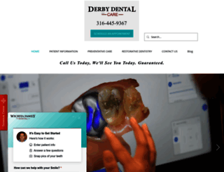 derbydentalcare.com screenshot