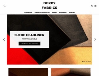 derbyfabrics.com screenshot