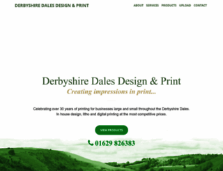 derbyshiredalesprint.co.uk screenshot