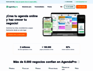 dercoperu.agendapro.com screenshot