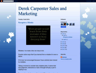 derekcarpentermarketing.blogspot.com screenshot