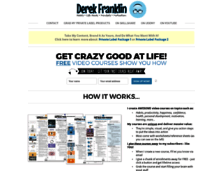 derekfranklin.com screenshot