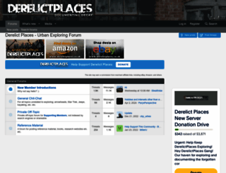 derelictplaces.co.uk screenshot