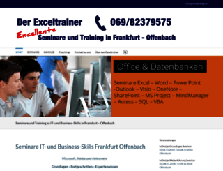 derexceltrainer.com screenshot