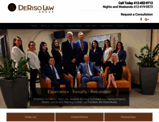 derisolaw.com screenshot
