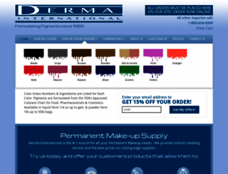 derma-international.com screenshot