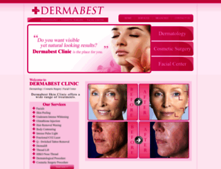 dermabestclinics.com screenshot