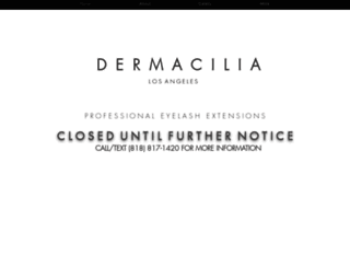 dermacilia.com screenshot