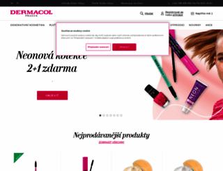dermacol.cz screenshot