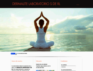 dermalitelab.com.mx screenshot
