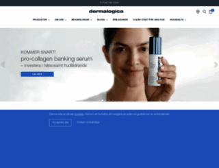 dermalogica.se screenshot