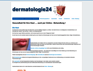 dermatologie24.de screenshot