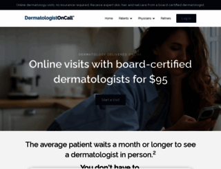 dermatologistoncall.com screenshot