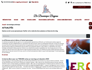 dermatologuemedecineesthetique.com screenshot