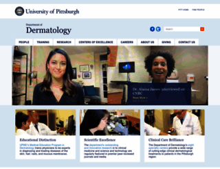 dermatology.medicine.pitt.edu screenshot