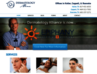dermatologyalliancekeller.com screenshot