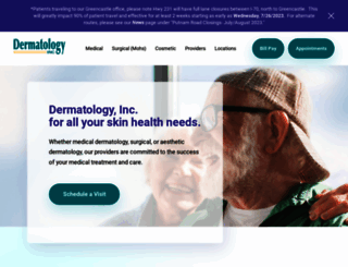 dermatologyinc.com screenshot