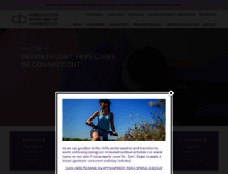 dermatologyofct.com screenshot