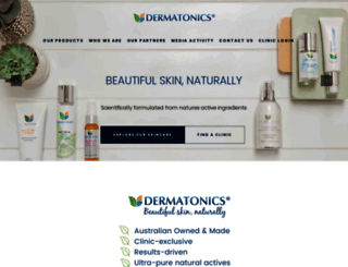 dermatonics.com.au screenshot