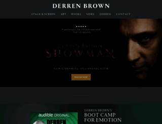 derrenbrown.co.uk screenshot