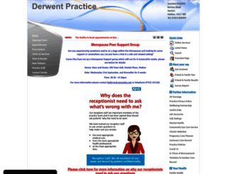 derwentpractice.com screenshot
