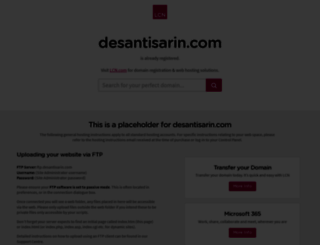 desantisarin.com screenshot
