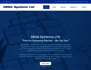desasystems.co.uk screenshot