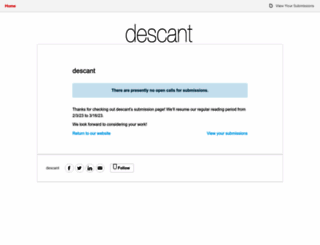 descant.submittable.com screenshot