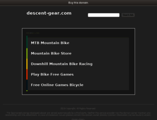 descent-gear.com screenshot