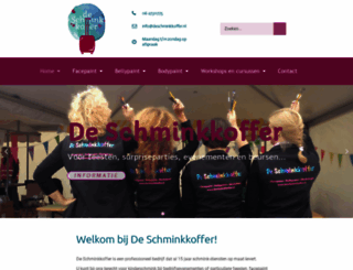 deschminkkoffer.nl screenshot