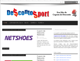 descontosport.com screenshot