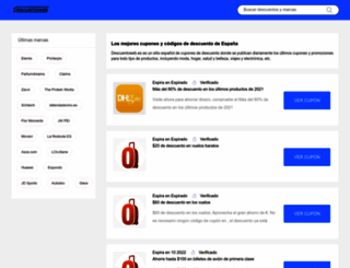 descuentoweb.es screenshot