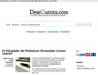 desecuenta.com screenshot