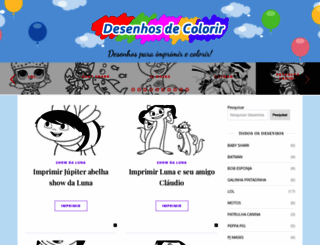 desenhosdecolorir.com.br screenshot