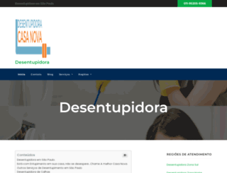 desentupidoracasanova.com.br screenshot