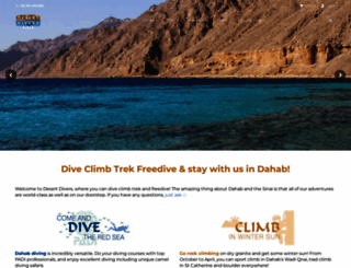 desert-divers.com screenshot
