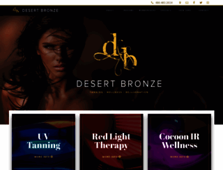 desertbronzetanning.com screenshot