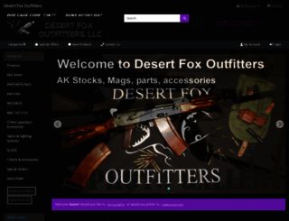 desertfoxoutfitters.com screenshot